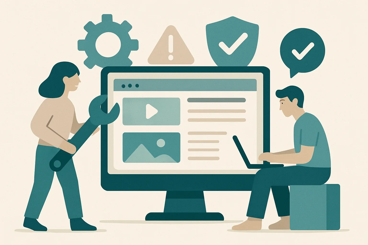 Maintenance et support de site web : différences claires