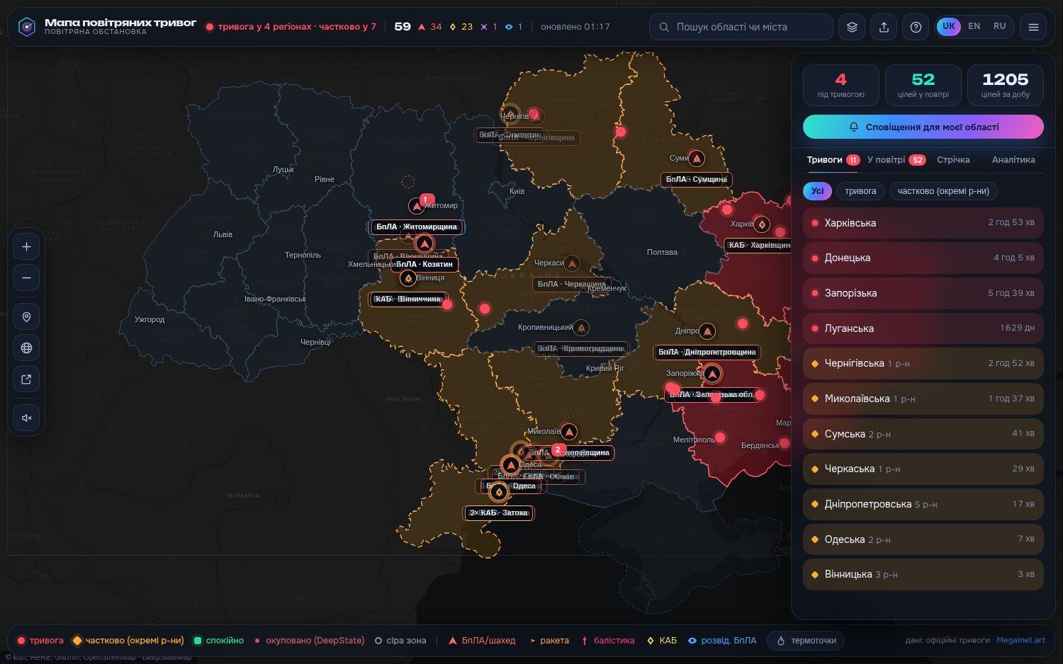 Alerts Map